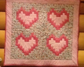 Sweet hearts wallhanging