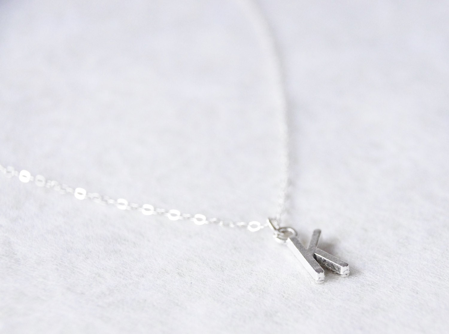 Personalized Jewelry Silver Letter by SmittenKittenKendall