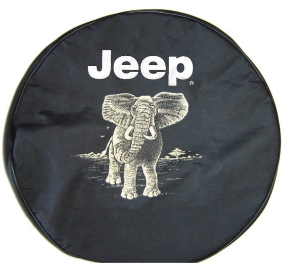 Elephant jeep tire cover #3