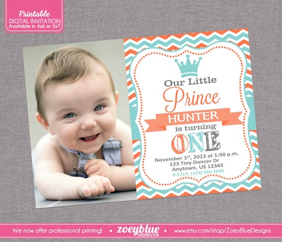 Little Prince 1St Birthday Invitations 7