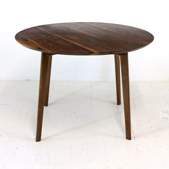 Mid Century Modern Round Dining Table Cafe Solid Like This Item