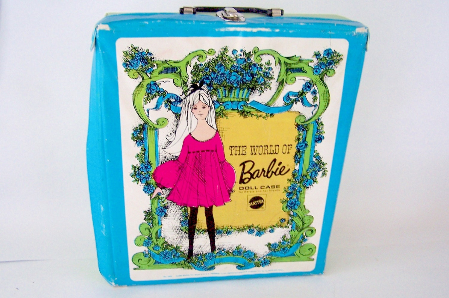 1968 The World of Barbie Doll Case Vintage Mattel Barbies