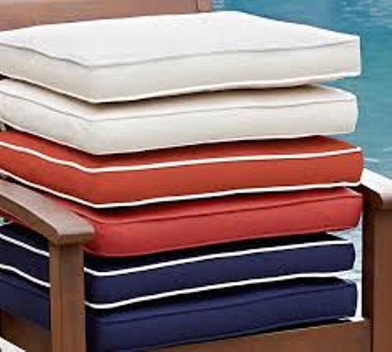 Custom Made to Order Boxed Seat and Back Cushion by NeoDesigner