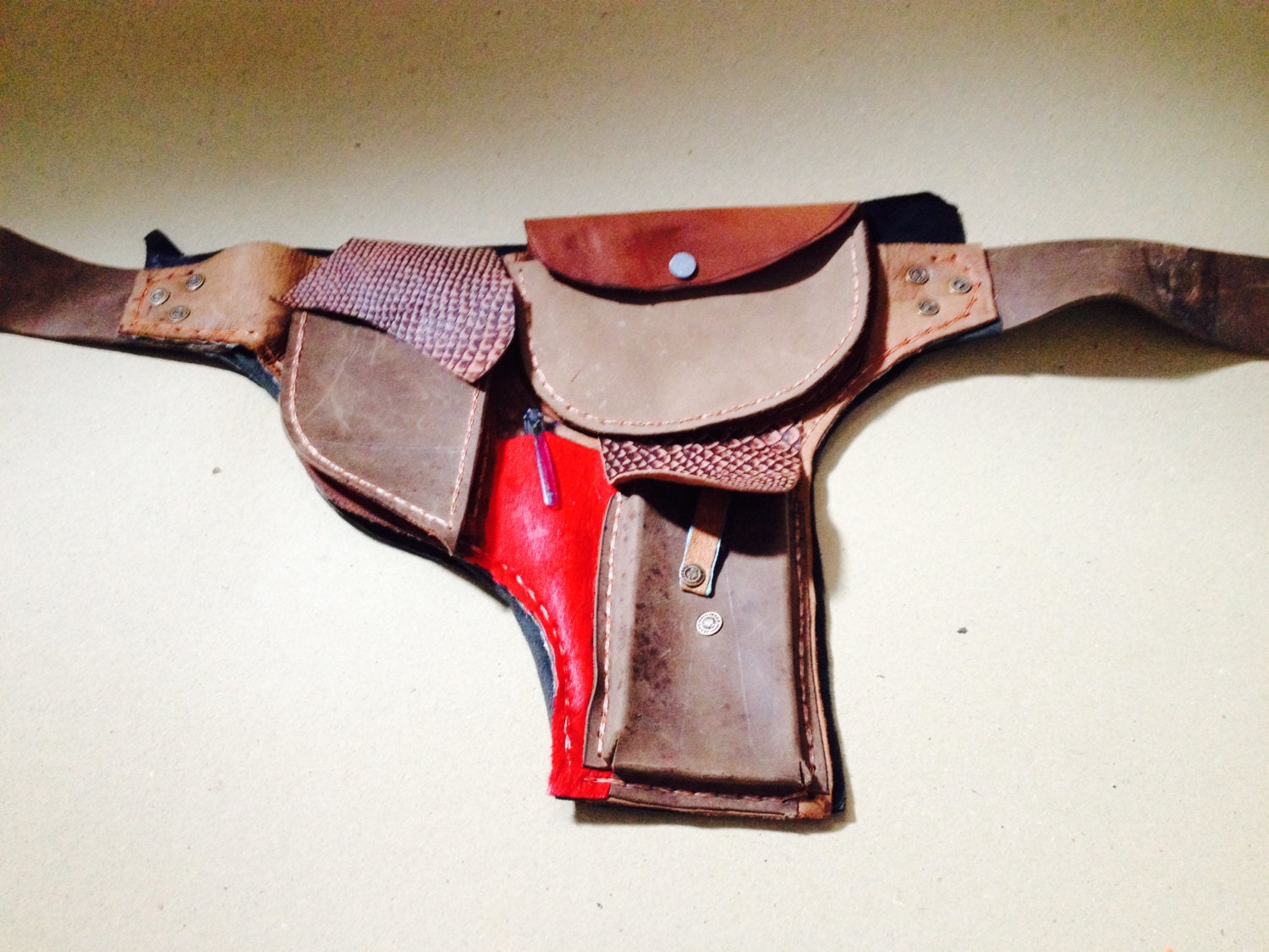 Custom Made Leather Design your own Hip Bag Fanny Pack tool