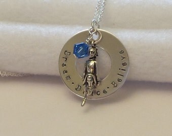 Irish Step Dance necklace Dream Dance Believe