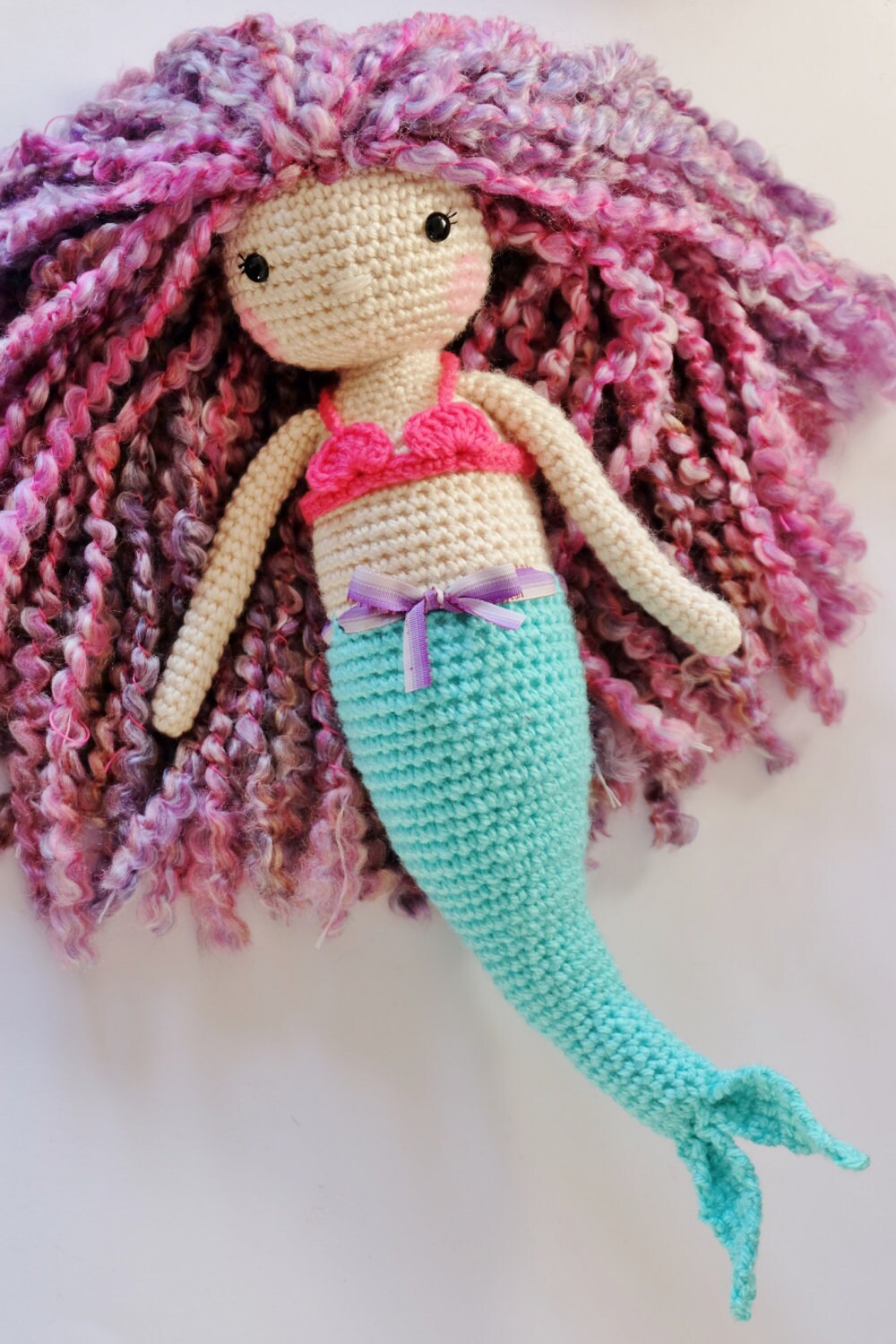 Crochet Amigurumi Mermaid PATTERN ONLY PDF Instant Download