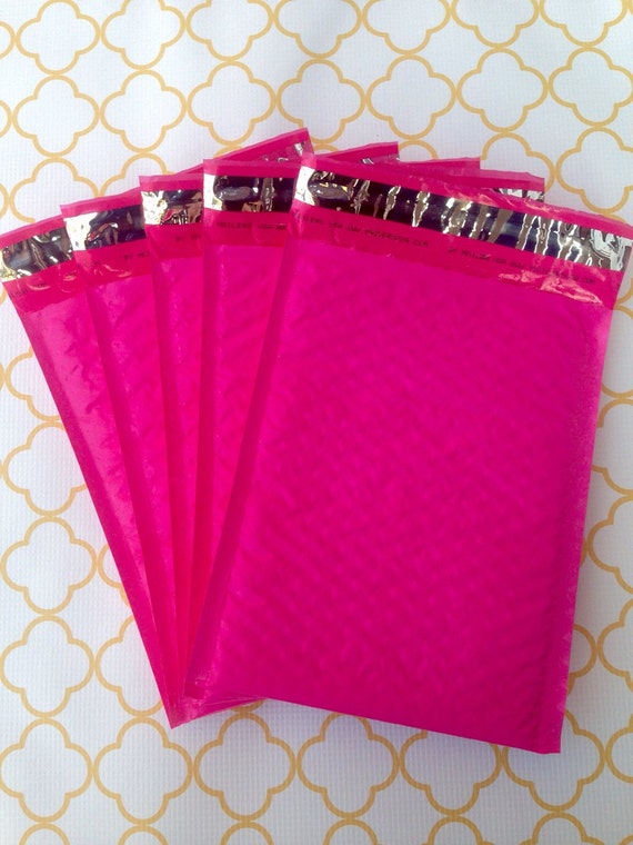 20 6x9 Hot Pink Bubble Mailers Size 0 Self Adhesive by ShipAway