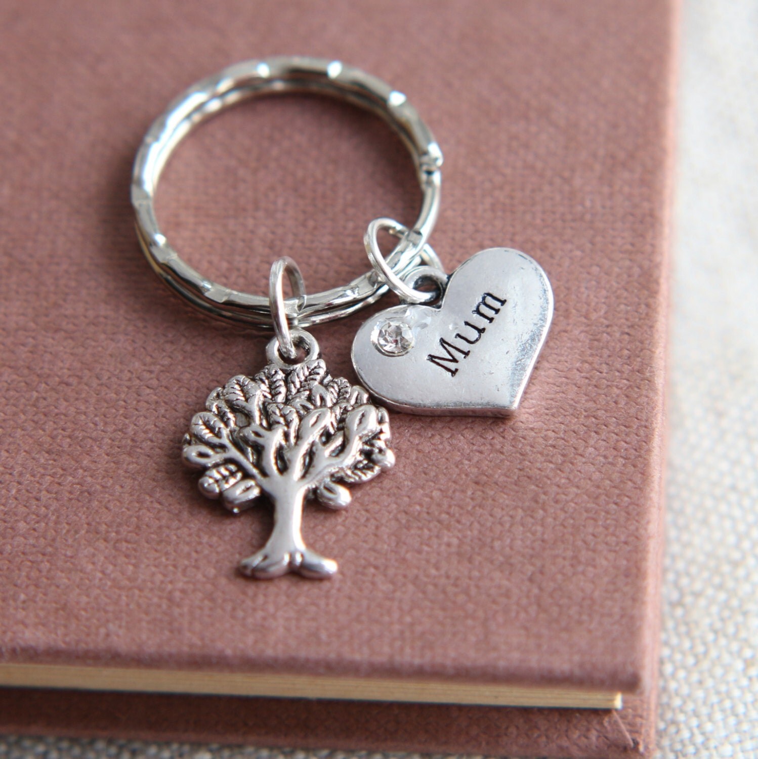 Mum Keychain Mum Keyring Mom Keychain Mom by JKWaccessories