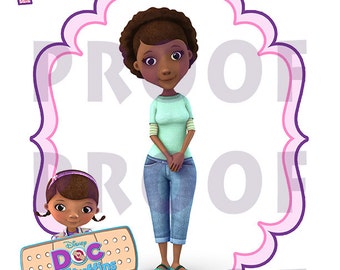 DOC MCSTUFFINS Iron On, Mom of Mommy Of, Mcstuffins Mom ...