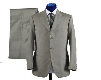 Vintage 1950s Mens Suit 2 pc 3 button, by Marzotto - 40