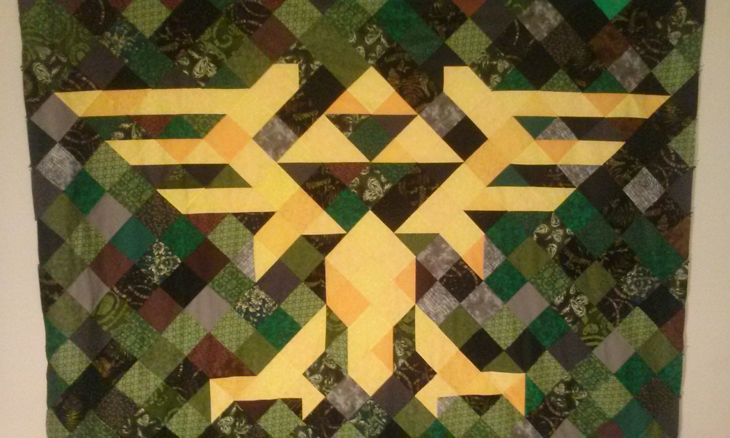 Triforce Legend Of Zelda Quilt Top