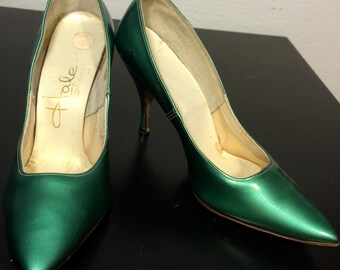 FREE SHIPPING 1950 Patent Leather High Heels