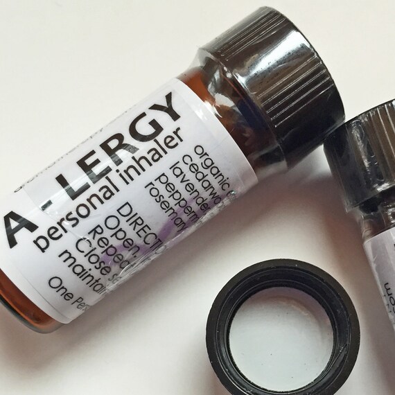 Aromatherapy ALLERGY Inhaler All Natural Allergy by HEARTSCENT