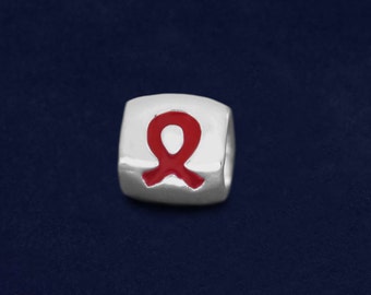 Chunky Red Ribbon Charm (RE-CHARM49-6A)