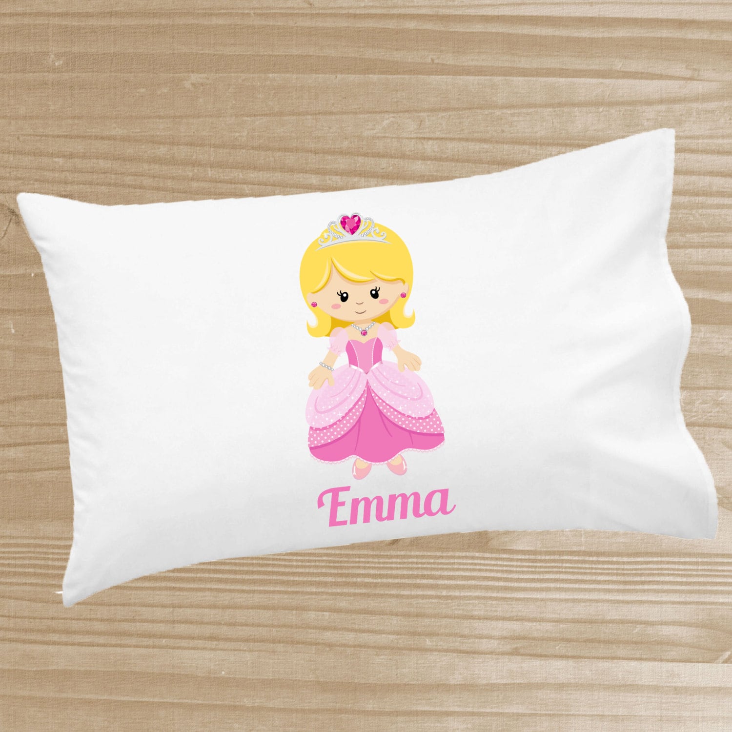 Personalized Kids' Pillowcase Princess Pillowcase for