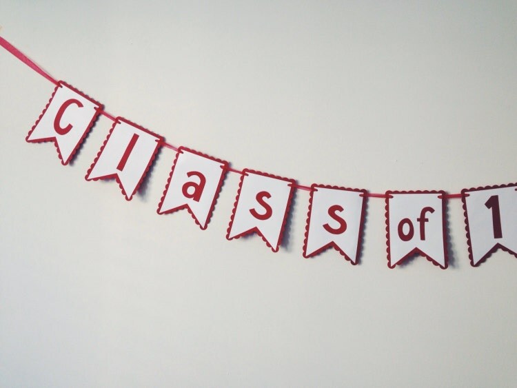 Class Reunion Banner Personalized Class Reunion by HoneygoDesigns