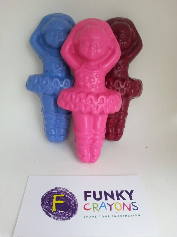 Items similar to Funky Crayons Ballerina on Etsy