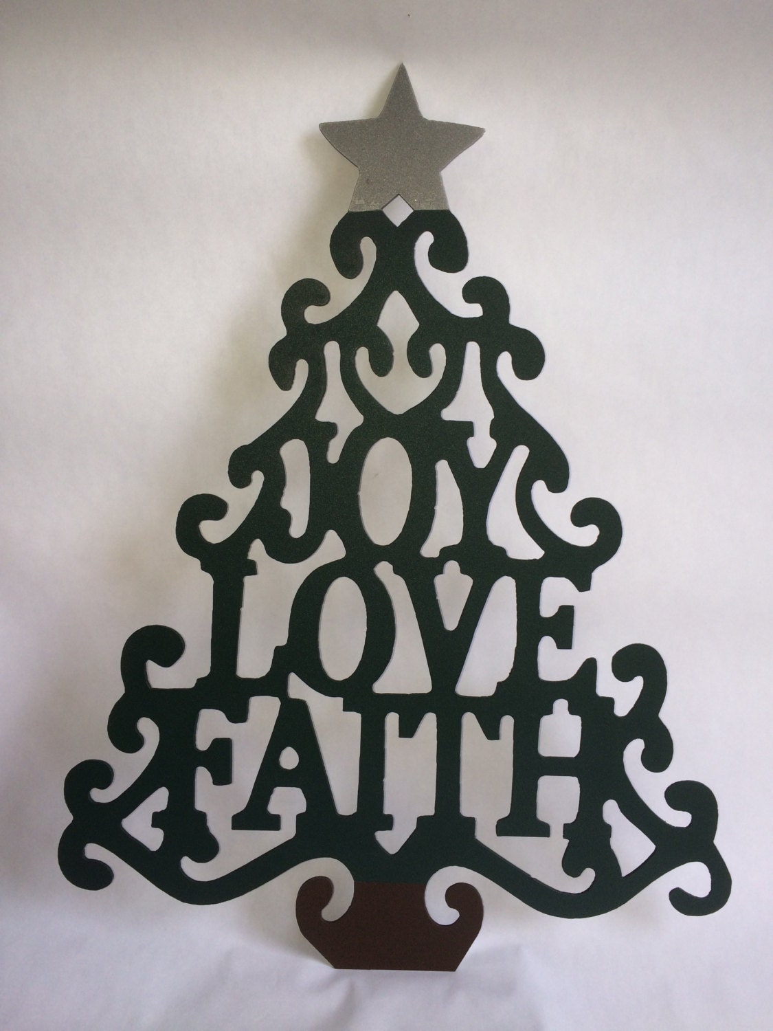 Metal Christmas Tree Metal Wall Hanger Home Decor