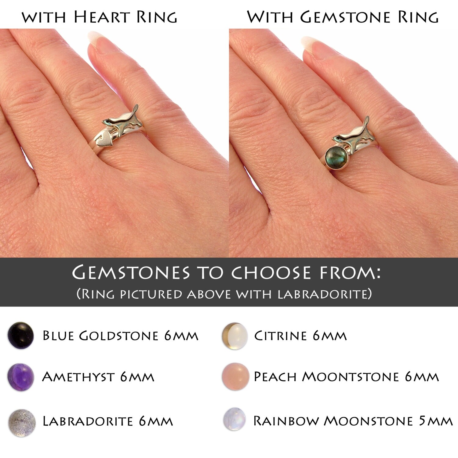 Sterling Silver Honey Badger Ring Stacking by JewelleryFurKeeps