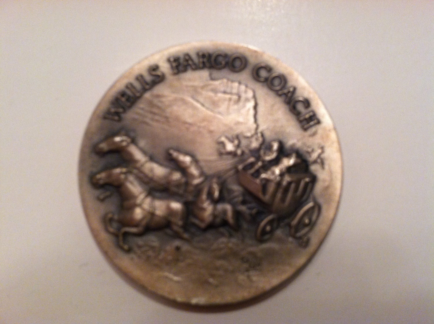 Wells Fargo Commemorative Coin Sterling Silver High by Assedis