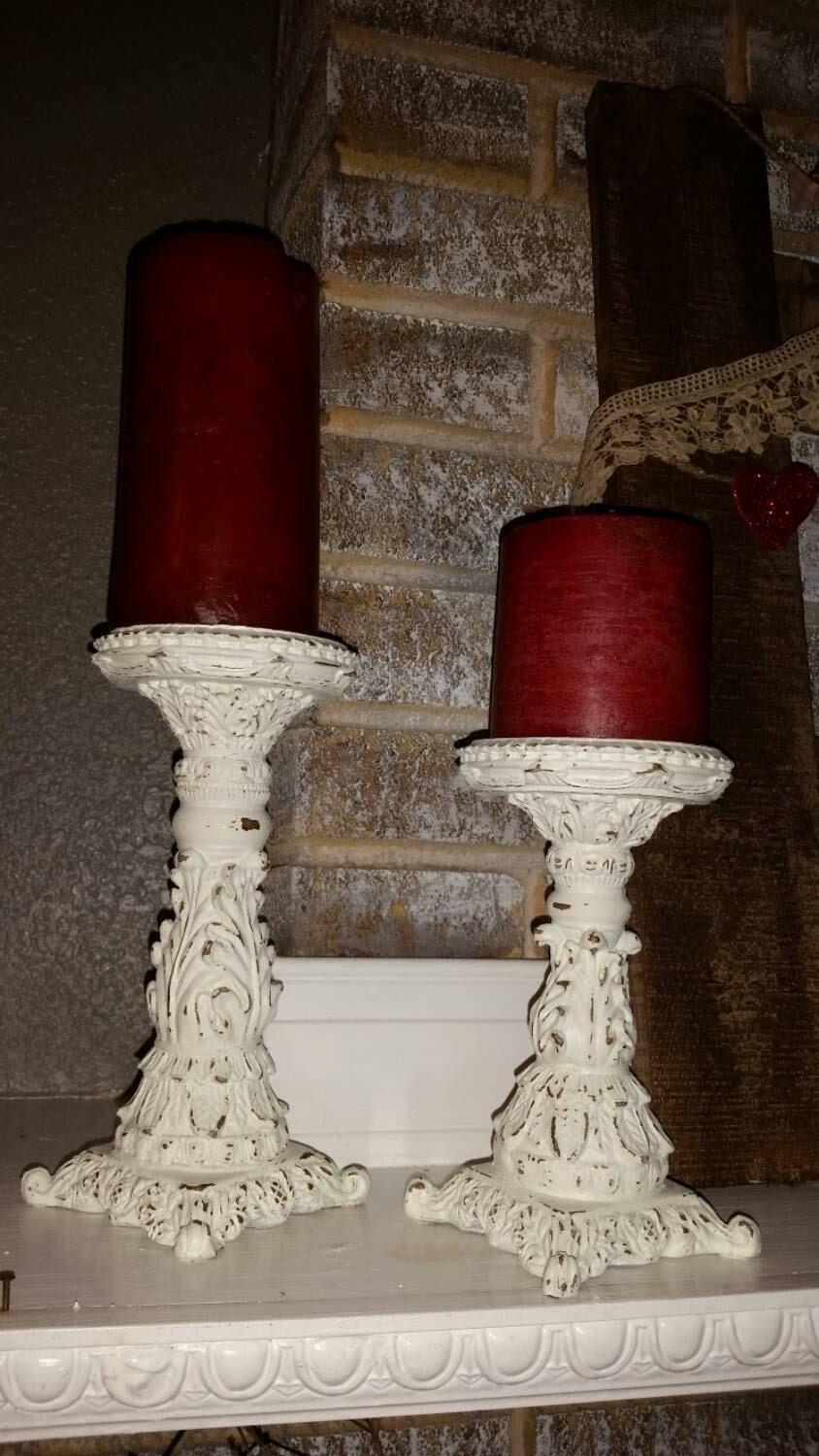 shabby chic candle holder upcycle distressed by thesistersatticfl shabby chic candle holder upcycle distressed by thesistersatticfl