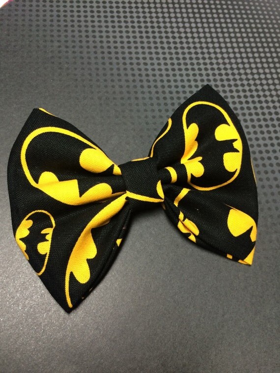Batman Bow Tie by CutieBowBoutique on Etsy