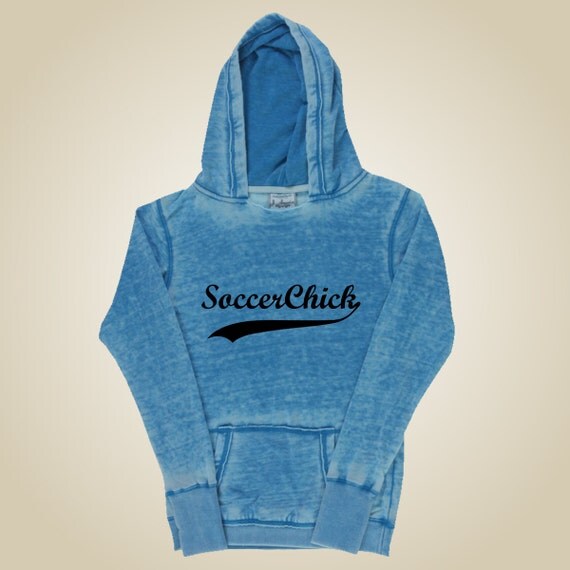 Items similar to Women's soccer sweatshirt SoccerChick on Etsy