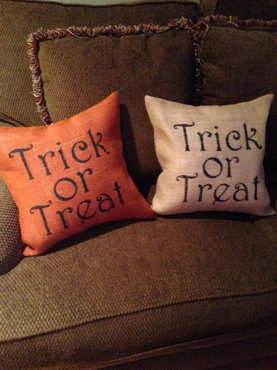 Halloween Pillows Halloween Pillow Trick or Treat Halloween