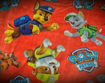 Paw Patrol Fleece Fabric - Rare / Hard to Find - Sold By The 1/2 Yard ...