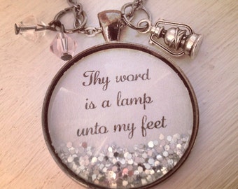 Popular items for lamp unto my feet on Etsy