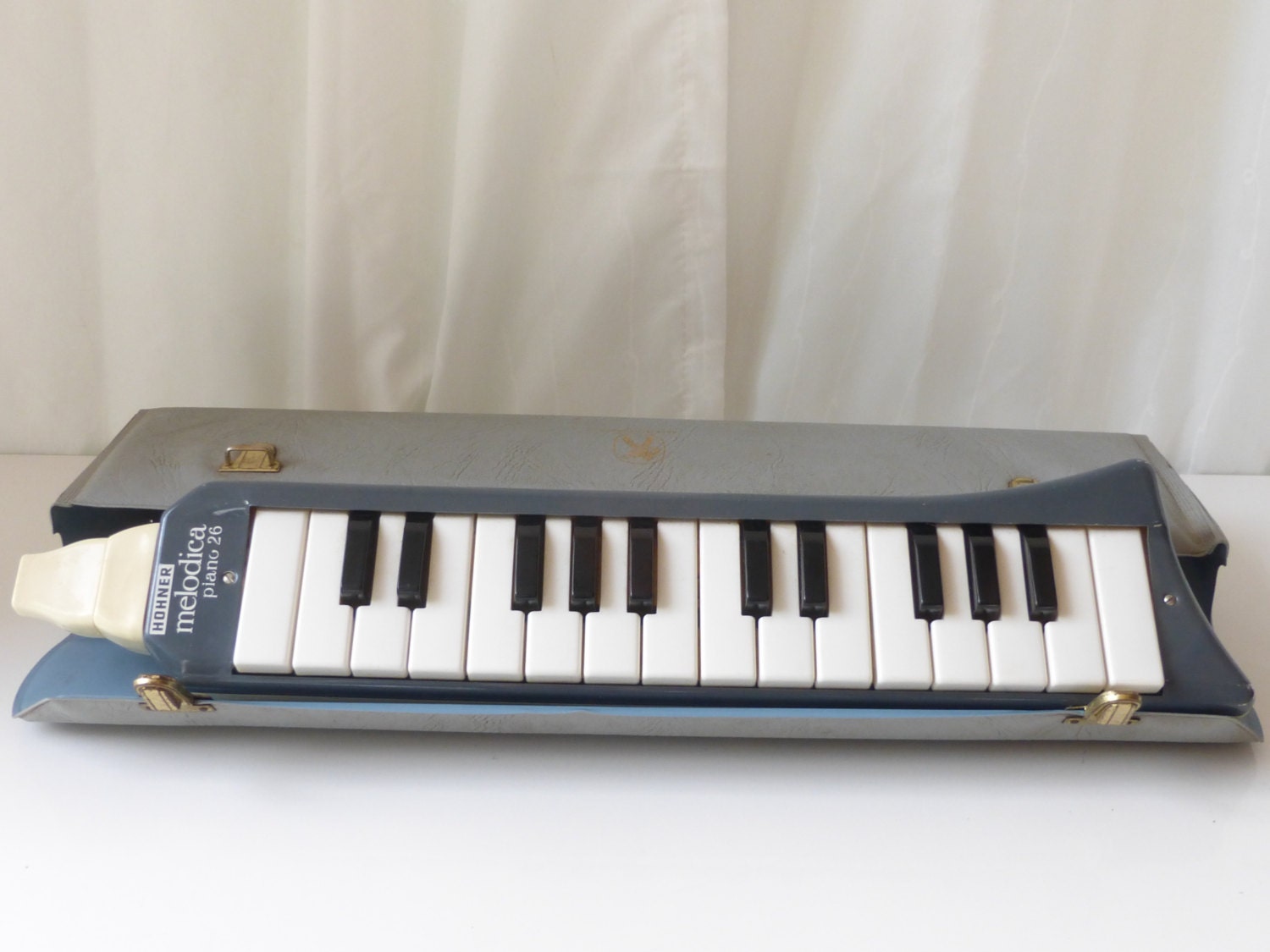 Vintage 1950's Hohner Melodica Piano 26 Both case and