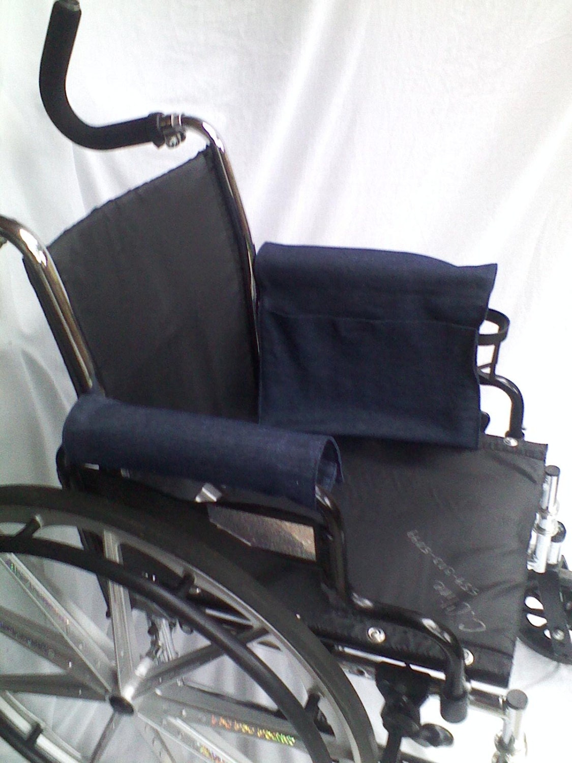 Wheelchair Armrest Pouch/Bag or Walkerlined pocket with mate