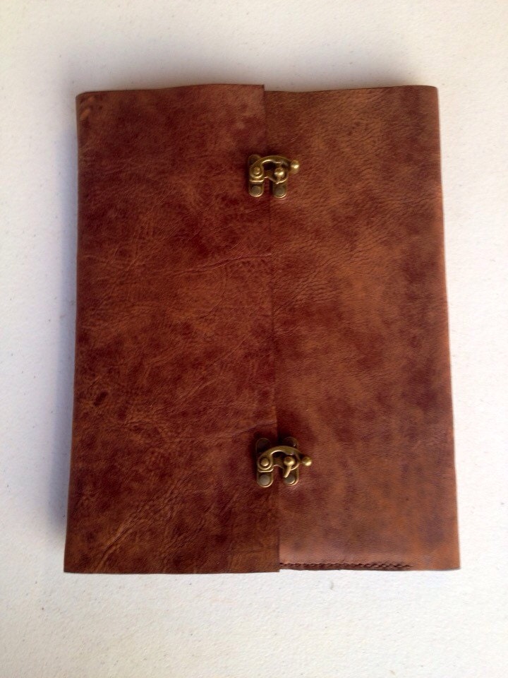HandStitched Leather Legal Pad Holder with Pockets