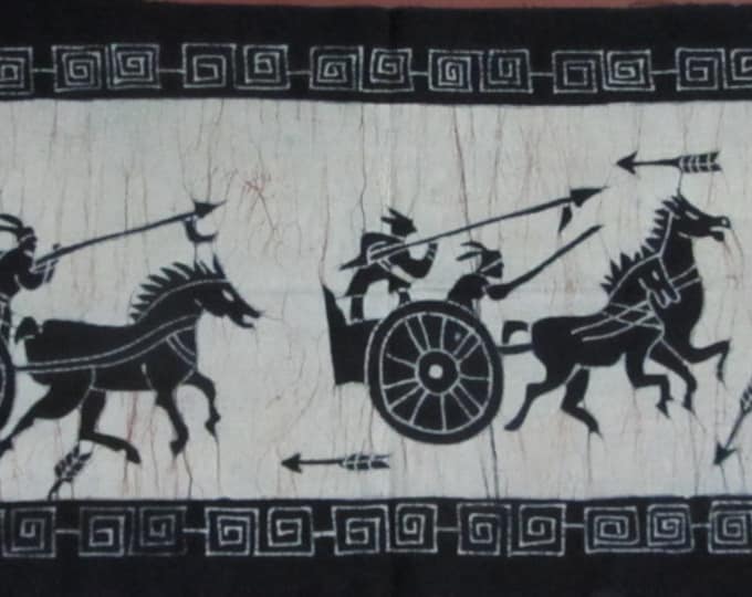 Rushing to the Battlefield - Chinese Batik Painting Tapestry Wall Decor