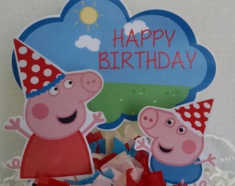 Peppa Pig Cake Topper