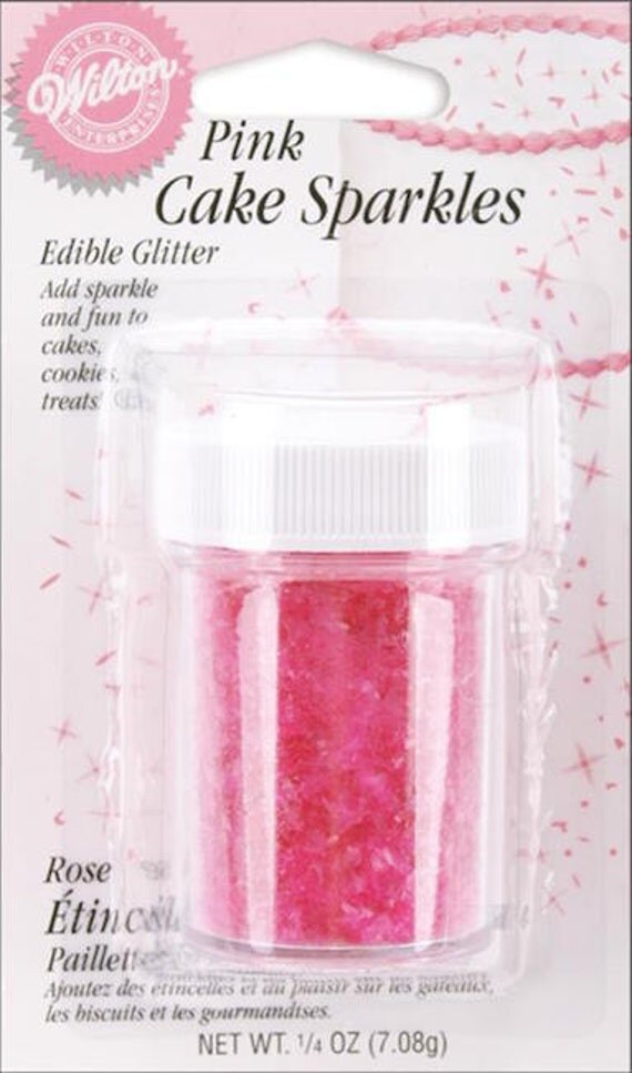 Pink Cake Sparkles Wilton Edible Glitter edible sparkle