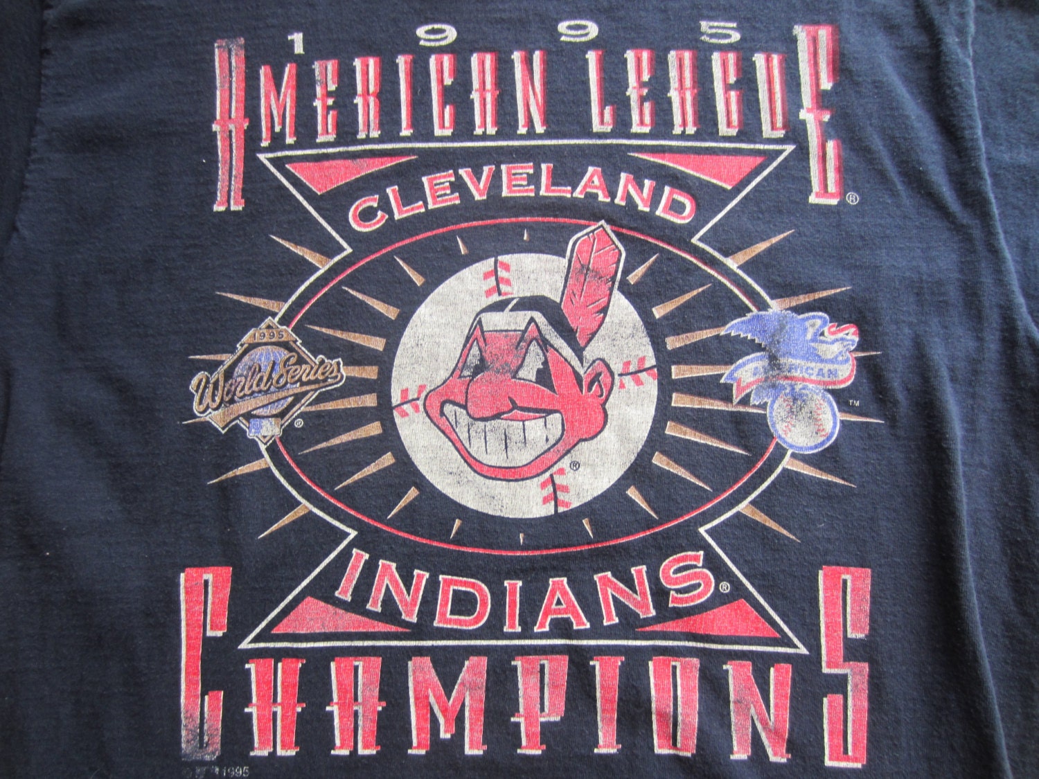 vintage cleveland indians t shirt