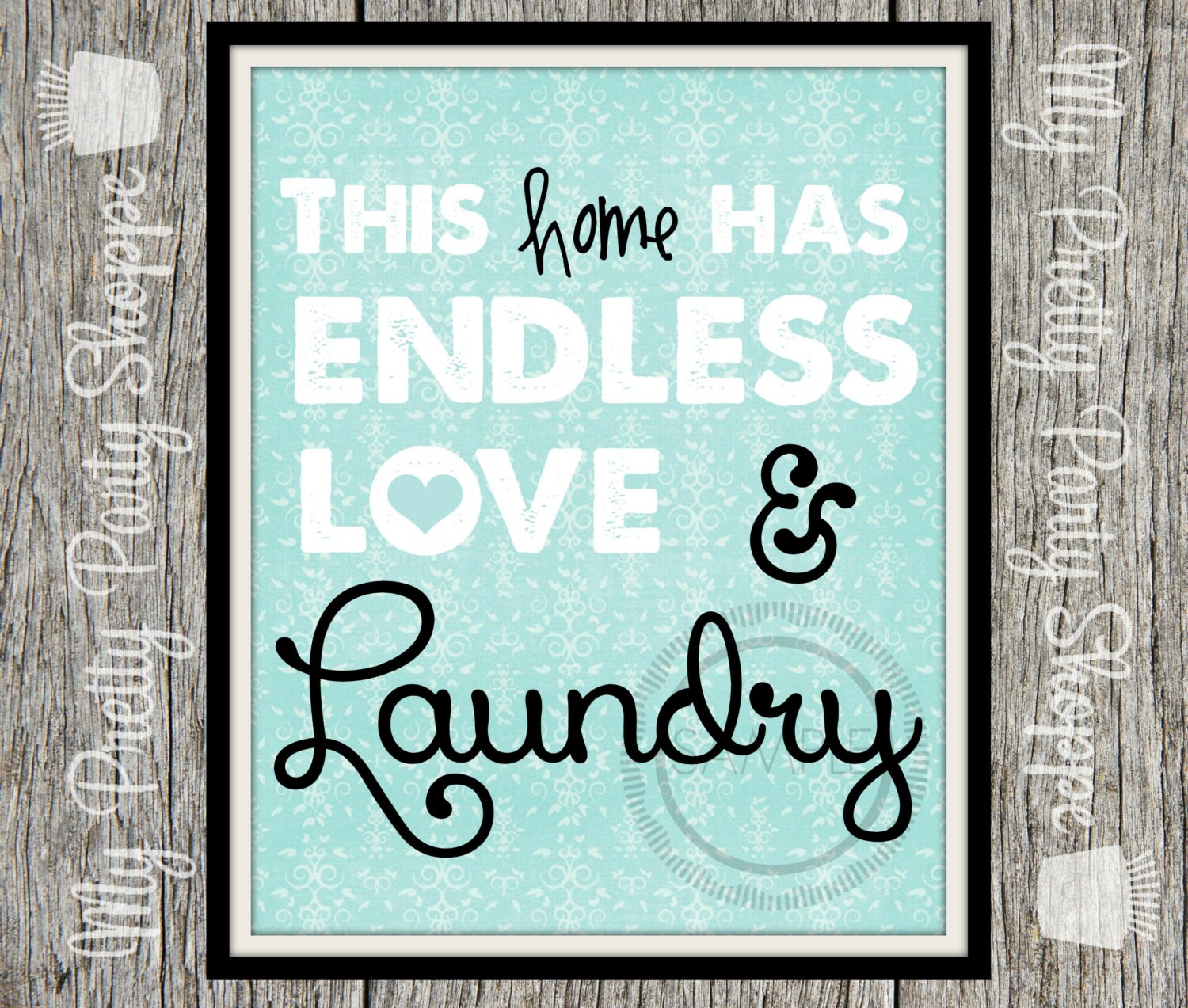8x10 Laundry Room Printable / Wall Art / Art / Sign INSTANT