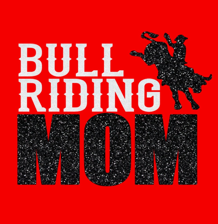 bull riding mom shirts