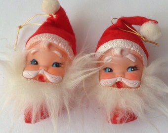 Santa Head Christmas Light Adornment