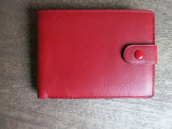 SALE Rolex Bifold Wallet, Red Leather Ladies Wallet, Montres Rolex S.A ...