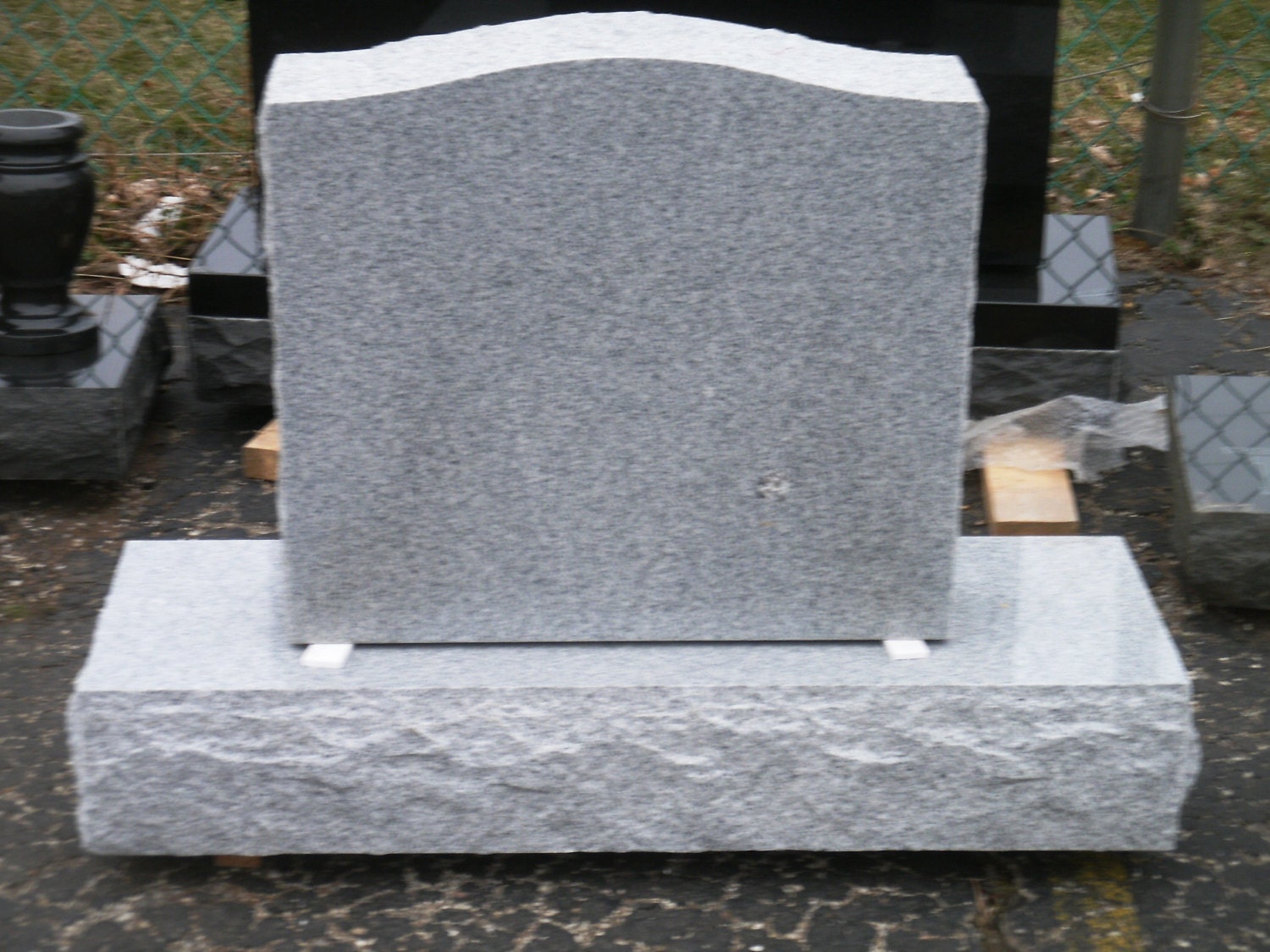 Cemetery Granite Headstone 20 x 6 x 22