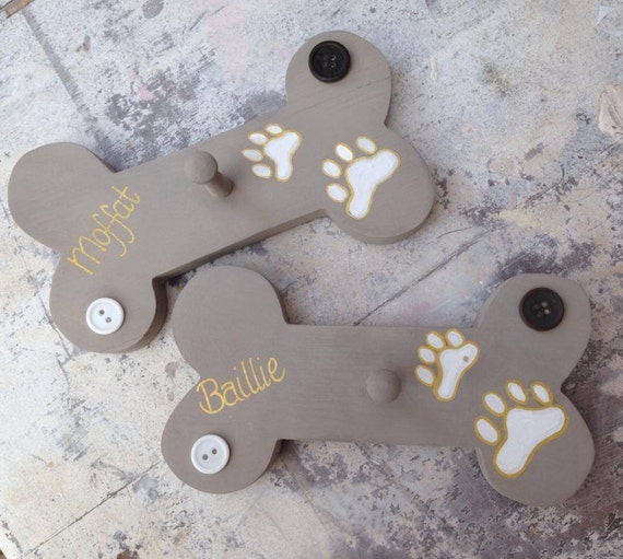 Dog Lead Holder Handmade Personalised Wooden Dog Lead/