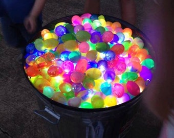 Ten packs of LED Finger Lights (4 lights per pack, 40 total lights) for Easter Eggs, craft projects, Halloween, give aways, or the Playa!