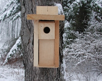 Bluebird House Bluebird Nesting Box Bird House Nesting Box House for Bluebirds Rustic Pine Bird Nest Box Handmade Bluebird House Spring Bird