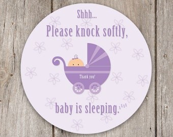 Please knock sign | Etsy