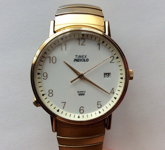 VINTAGE TIMEX INDIGO Men's Wrist Watch With by AutomatonJourney