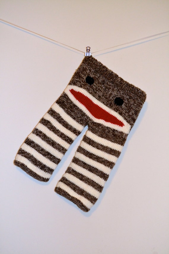 knit sock monkey