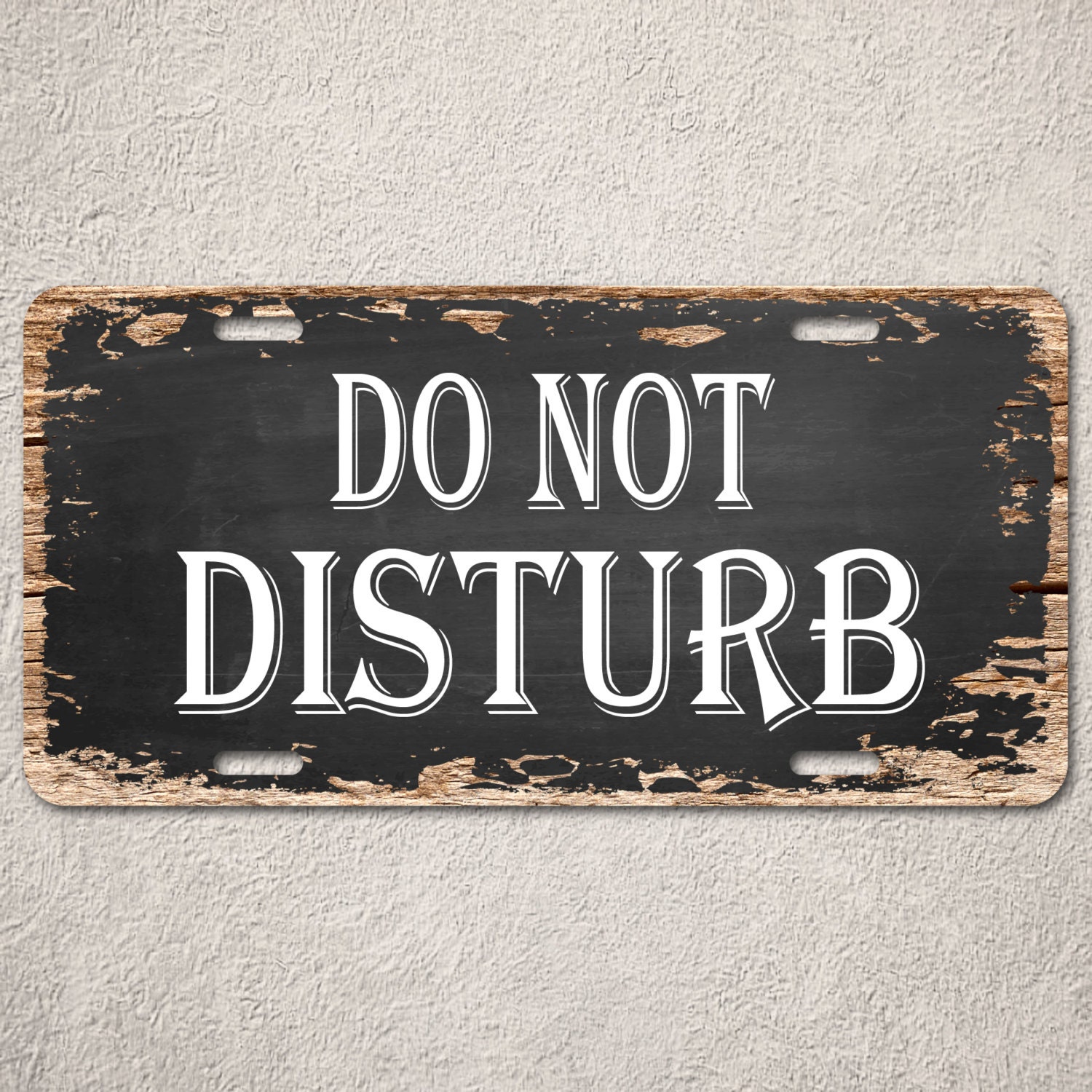 Lp0233 Do Not Disturb Sign Vintage Wood Rust By Pinkicee On Etsy