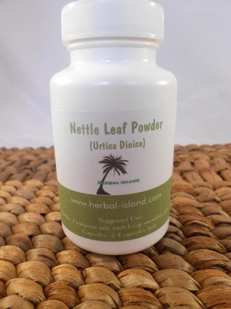Nettle Leaf Powder Capsules Urtica Dioica 500mg Each